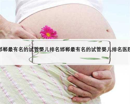 邯郸最有名的试管婴儿排名邯郸最有名的试管婴儿排名医院